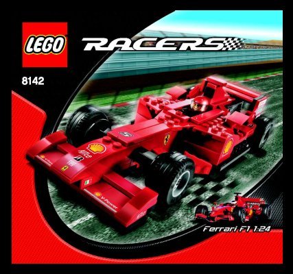 Istruzioni per la Costruzione - LEGO - 8142 - Ferrari F1 1:24: Page 1