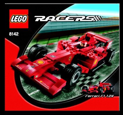 Istruzioni per la Costruzione - LEGO - 8142 - Ferrari F1 1:24: Page 1