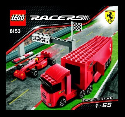 Istruzioni per la Costruzione - LEGO - 8153 - Ferrari F1 Truck: Page 1