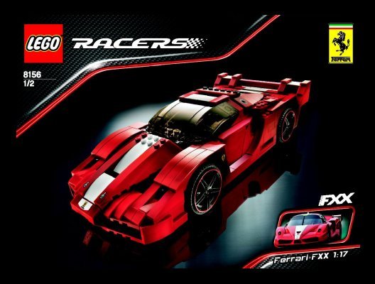 Istruzioni per la Costruzione - LEGO - 8156 - Ferrari FXX 1:17: Page 1