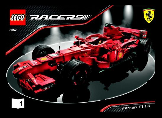 Istruzioni per la Costruzione - LEGO - 8157 - Ferrari F1 1:9: Page 1