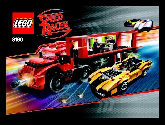 Istruzioni per la Costruzione - LEGO - 8160 - Cruncher Block & Racer X: Page 1