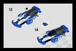 Istruzioni per la Costruzione - LEGO - 8163 - Blue Sprinter: Page 9