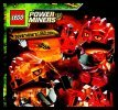 Istruzioni per la Costruzione - LEGO - 8189 - Magma Mech: Page 45