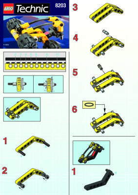 Istruzioni per la Costruzione - LEGO - 8203 - BOGGIE: Page 1