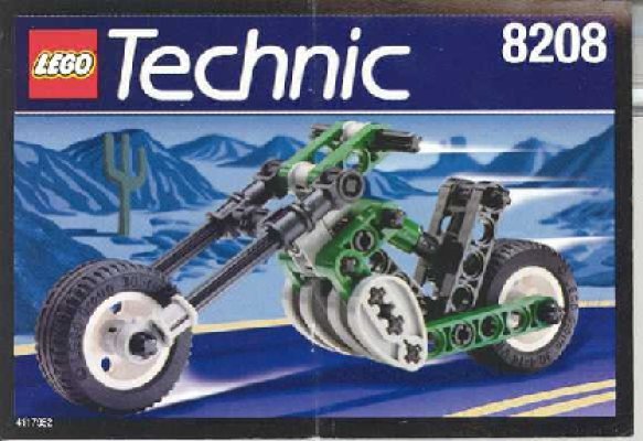 Istruzioni per la Costruzione - LEGO - 8208 - MOTOR BIKE: Page 1