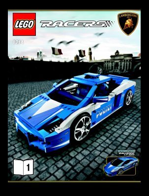 Istruzioni per la Costruzione - LEGO - 8214 - Gallardo LP 560-4 Polizia: Page 1