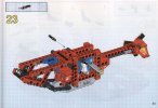 Istruzioni per la Costruzione - LEGO - 8232 - HELICOPTER WITH PRESS AND PLAY: Page 23