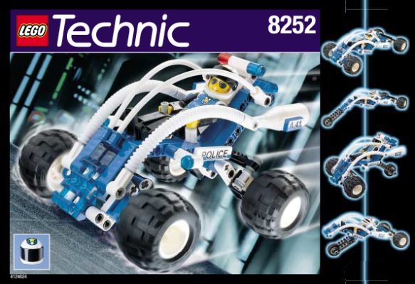 Istruzioni per la Costruzione - LEGO - 8252 - Police Buggy: Page 1