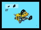 Istruzioni per la Costruzione - LEGO - 8259 - Mini Bulldozer: Page 7