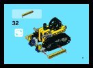 Istruzioni per la Costruzione - LEGO - 8259 - Mini Bulldozer: Page 17