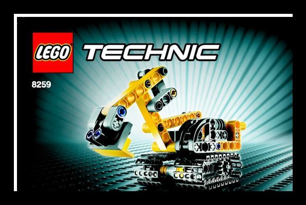 Istruzioni per la Costruzione - LEGO - 8259 - Mini Bulldozer: Page 1