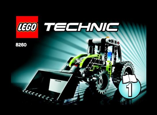 Istruzioni per la Costruzione - LEGO - 8260 - Tractor: Page 1