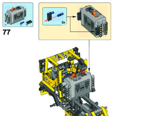 Istruzioni per la Costruzione - LEGO - 8264 - HAULER: Page 1