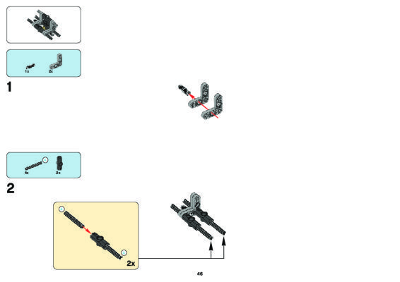 Istruzioni per la Costruzione - LEGO - 8265 - Front Loader: Page 1