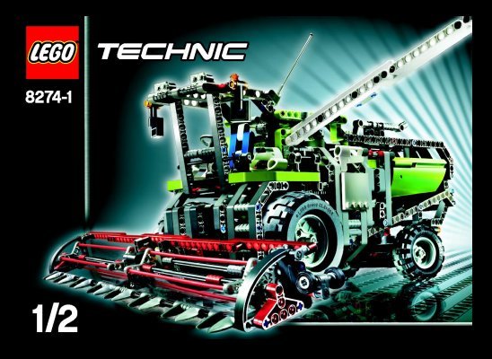 Istruzioni per la Costruzione - LEGO - 8274 - Combine Harvester: Page 1