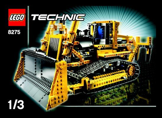 Istruzioni per la Costruzione - LEGO - 8275 - Motorized Bulldozer: Page 1