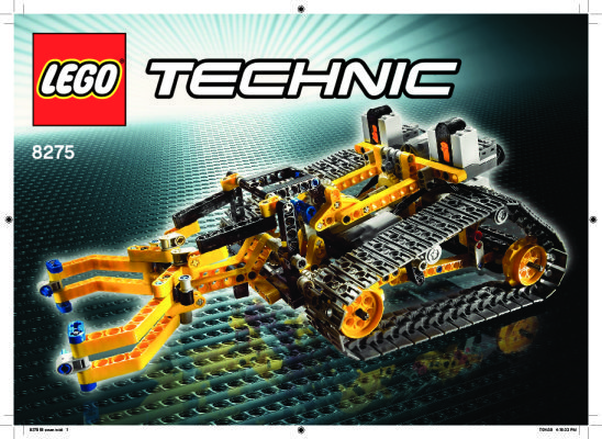 Istruzioni per la Costruzione - LEGO - 8275 - Motorized Bulldozer: Page 1