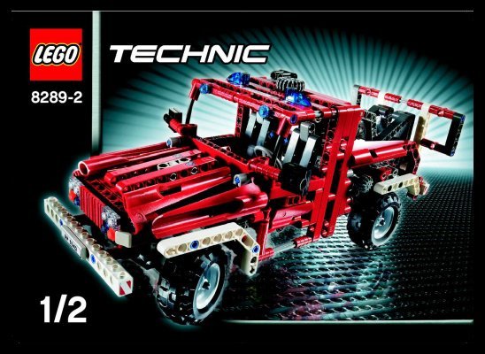 Istruzioni per la Costruzione - LEGO - 8289 - Fire Truck: Page 1