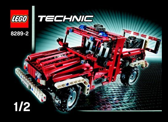 Istruzioni per la Costruzione - LEGO - 8289 - Fire Truck: Page 1