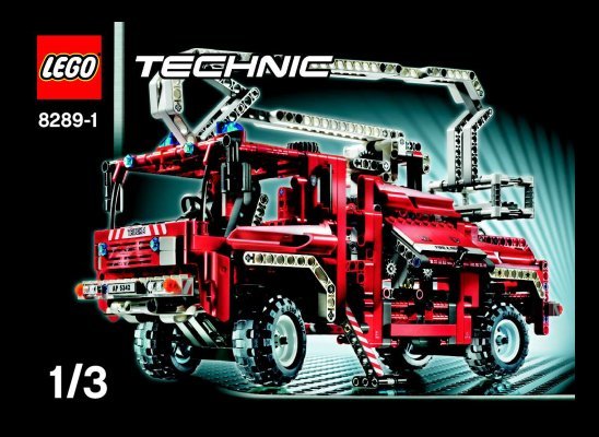 Istruzioni per la Costruzione - LEGO - 8289 - Fire Truck: Page 1