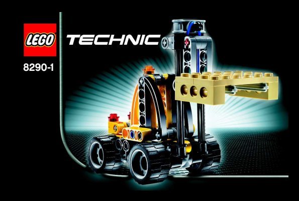 Istruzioni per la Costruzione - LEGO - 8290 - Mini Forklift: Page 1