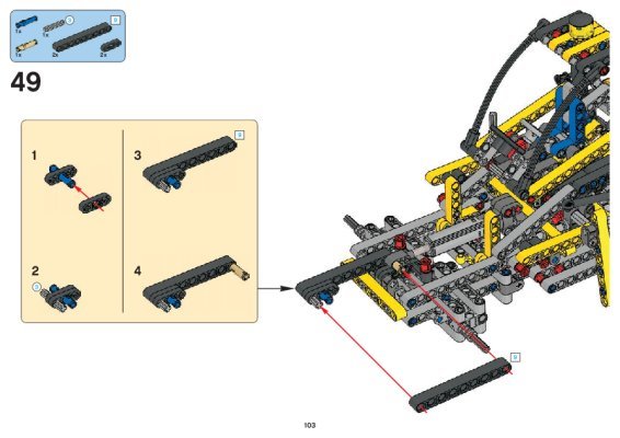 Istruzioni per la Costruzione - LEGO - 8295 - Telescopic Handler: Page 1