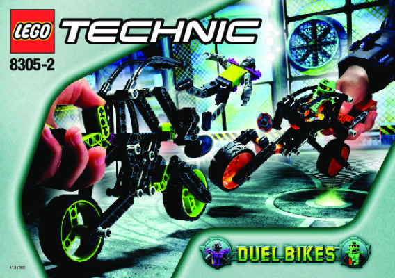 Istruzioni per la Costruzione - LEGO - 8305 - Duel Bikes: Page 1