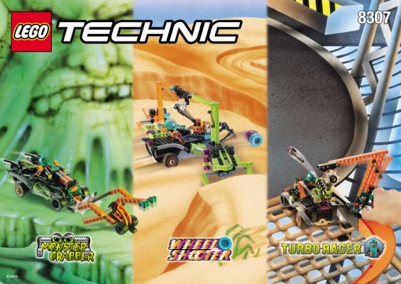 Istruzioni per la Costruzione - LEGO - 8307 - Turbo Racer: Page 1