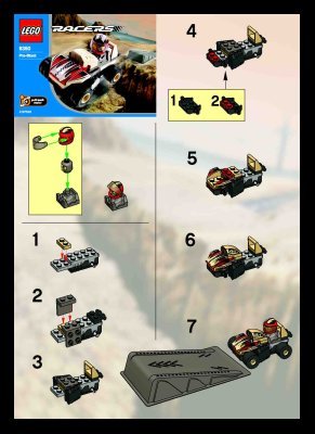 Istruzioni per la Costruzione - LEGO - 8350 - Pro-stunt: Page 1