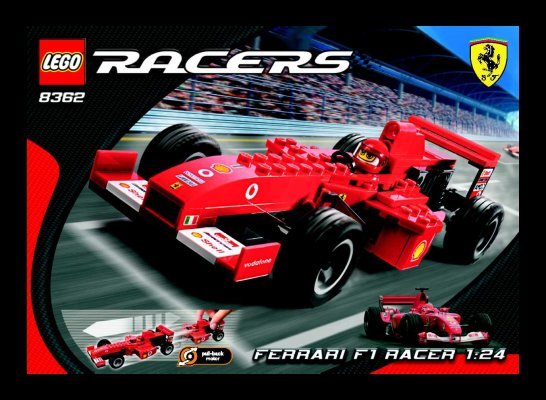 Istruzioni per la Costruzione - LEGO - 8362 - Ferrari F1 Racer 1:24: Page 1