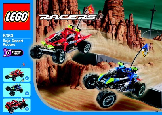 Istruzioni per la Costruzione - LEGO - 8363 - Baja Desert Racers: Page 1