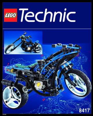 Istruzioni per la Costruzione - LEGO - 8417 - Super Bike: Page 1