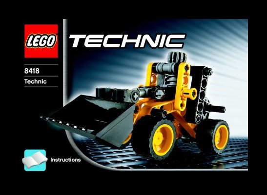 Istruzioni per la Costruzione - LEGO - 8418 - Mini Loader: Page 1