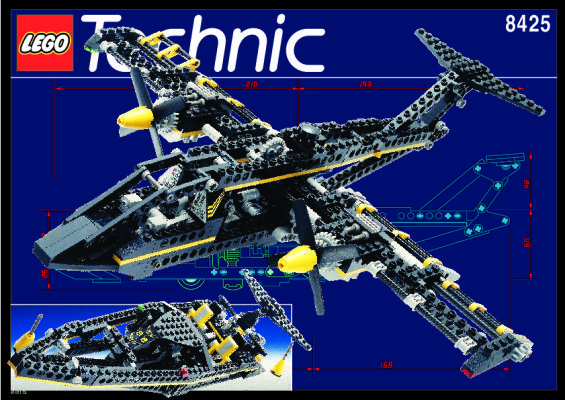 Istruzioni per la Costruzione - LEGO - 8425 - AIRPLANE: Page 1