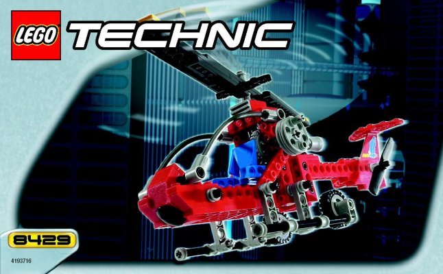 Istruzioni per la Costruzione - LEGO - 8429 - HELICOPTER: Page 1