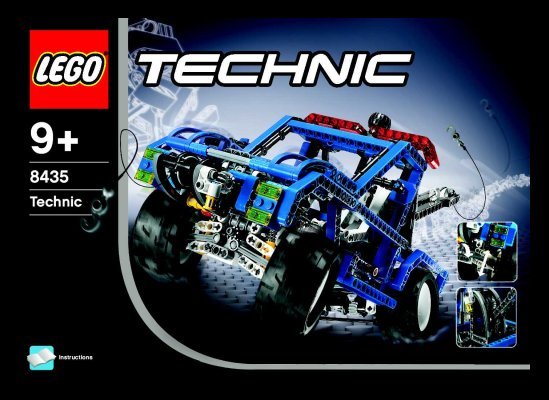 Istruzioni per la Costruzione - LEGO - 8435 - 4WD: Page 1