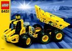 Istruzioni per la Costruzione - LEGO - 8451 - Dumper: Page 1