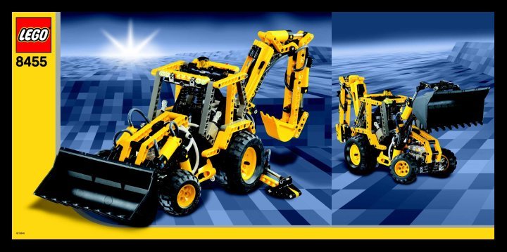 Istruzioni per la Costruzione - LEGO - 8455 - Back-hoe Loader: Page 1