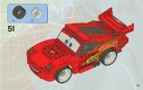 Istruzioni per la Costruzione - LEGO - 8484 - Ultimate Build Lightning McQueen: Page 75