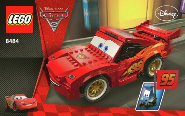 Istruzioni per la Costruzione - LEGO - 8484 - Ultimate Build Lightning McQueen: Page 1