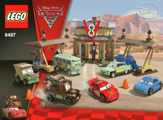 Istruzioni per la Costruzione - LEGO - 8487 - Flo's V8 Café: Page 1