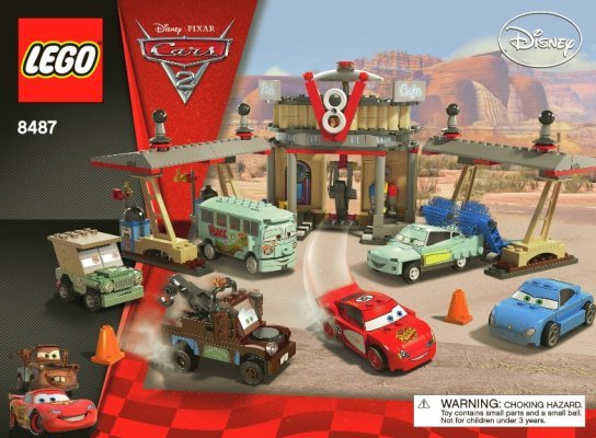 Istruzioni per la Costruzione - LEGO - 8487 - Flo's V8 Café: Page 1