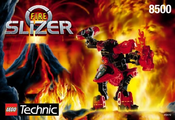 Istruzioni per la Costruzione - LEGO - 8500 - Fire Slizer: Page 1