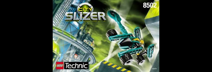 Istruzioni per la Costruzione - LEGO - 8502 - City Slizer: Page 1