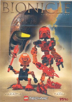 Istruzioni per la Costruzione - LEGO - 8540 - Vakama: Page 1