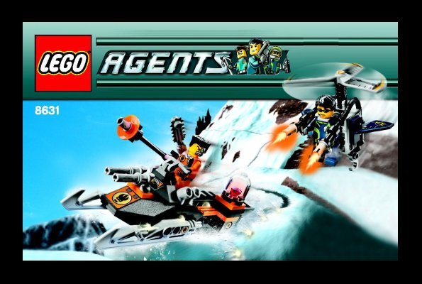 Istruzioni per la Costruzione - LEGO - 8631 - Jetpack Pursuit: Page 1