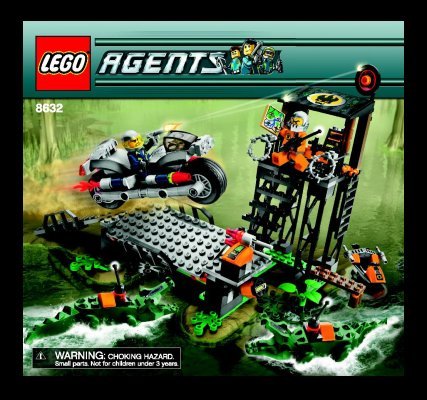 Istruzioni per la Costruzione - LEGO - 8632 - Swamp Raid: Page 1