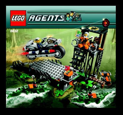 Istruzioni per la Costruzione - LEGO - 8632 - Swamp Raid: Page 1