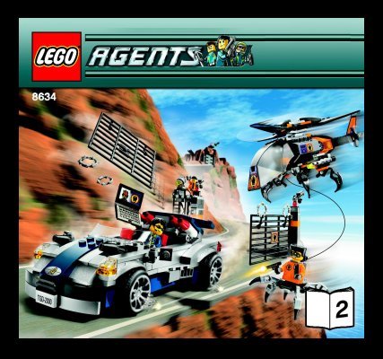 Istruzioni per la Costruzione - LEGO - 8634 - Turbocar Chase: Page 1